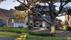 House (3 Bedrooms) | Interior - Beachside Retreat w/ Hot Tub, Balcony Dining & Blue-ceiling Charm Sea Curred by Avantstay (Cannon Beach)