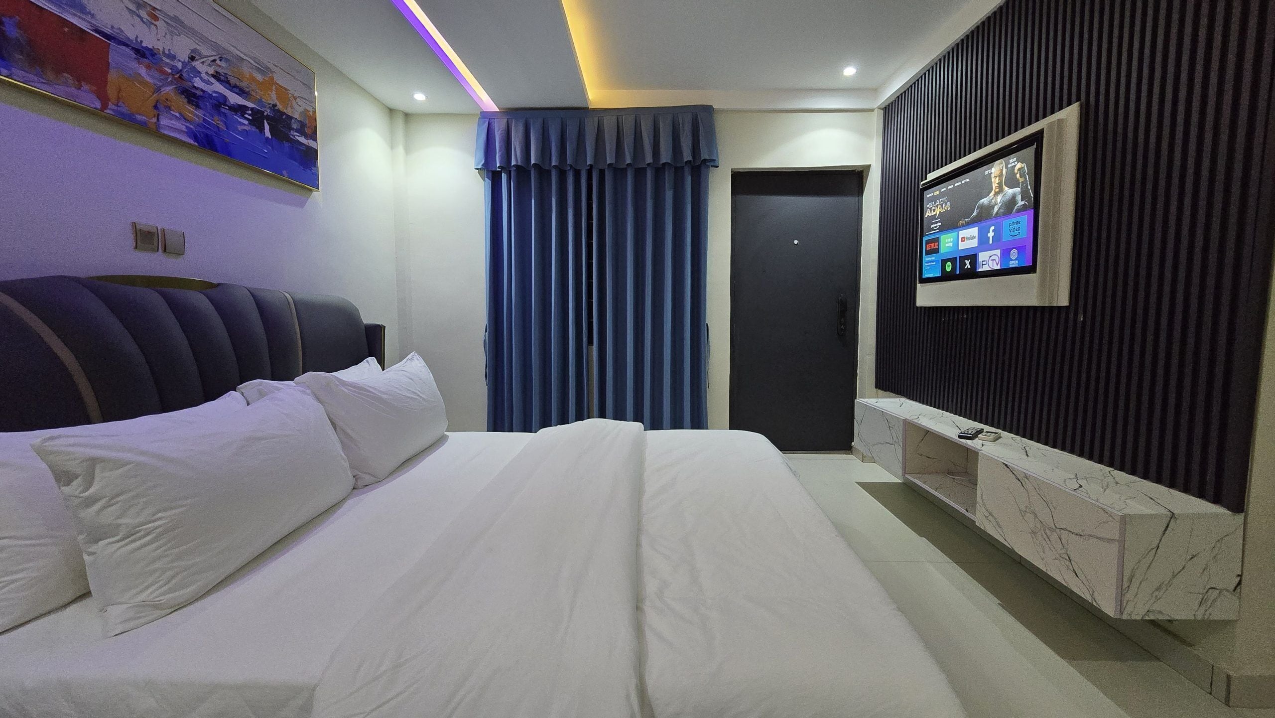 Deluxe Double Room, Balcony, Pool View | In-room safe, desk, laptop workspace, soundproofing
