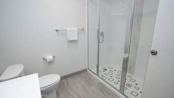 Deluxe Studio Suite | Bathroom | Free toiletries, hair dryer, towels, soap