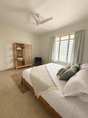 3 bedrooms, iron/ironing board, WiFi, bed sheets - 3-bedroom ocean-view house in peaceful Isabela with AC (Isabela)