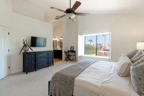 4 bedrooms, iron/ironing board, travel crib, WiFi