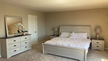 Iron/ironing board, travel crib, WiFi, bed sheets