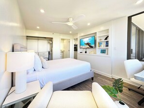 1 Schlafzimmer, Bügeleisen/Bügelbrett, kostenloses WLAN, Bettwäsche