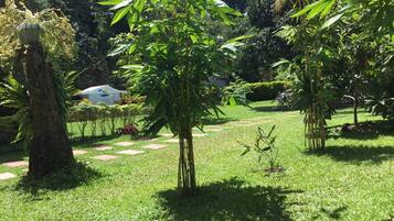 Chambre, 1 chambre, balcon, vue jardin | Jardin