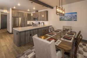 Fridge, microwave, oven, stovetop - New! Modern 3BR Retreat w/ Spa Baths & Views | Minutes to Big Sky Resort! (Big Sky)