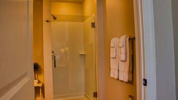 淋浴设施、吹风机、毛巾