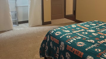 2 habitaciones, escritorio, wifi gratis y ropa de cama