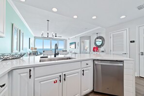 Interior - Beachfront Elegance | Updated Condo w/ Balcony Views & Pool Access | BEACHBALL PROPERTIES (Gulf Shores)