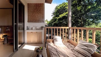 舒适双人房, 阳台, 花园景观 | 露台