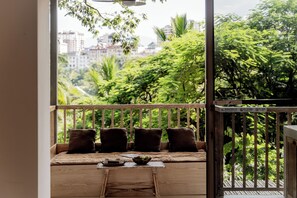 Elite Double Room, 1 King Bed, Balcony, Garden View | View from room