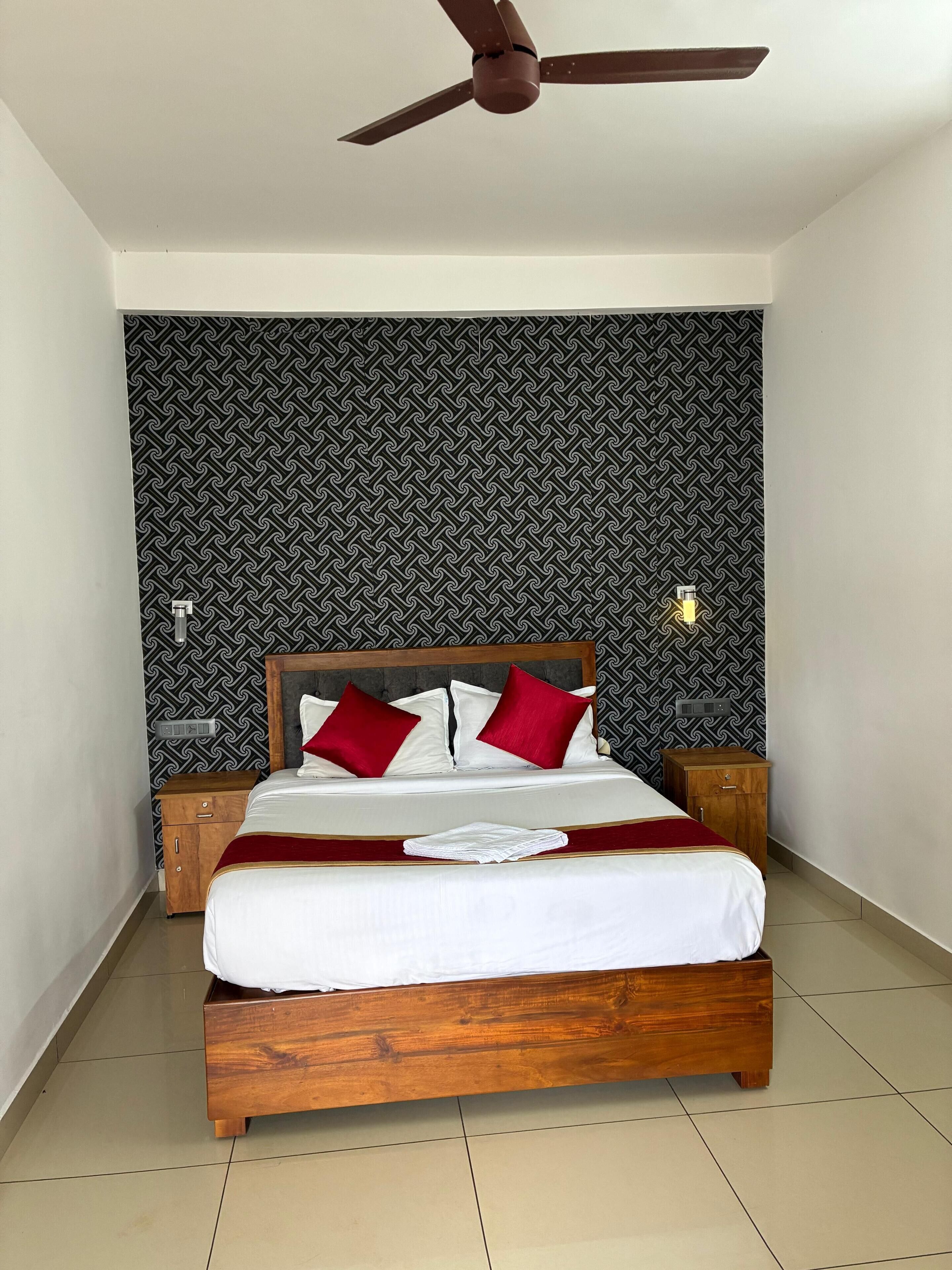 Kamar Double Deluks, pemandangan gunung | Meja kerja, ruang kerja ramah laptop, dan Wi-Fi gratis