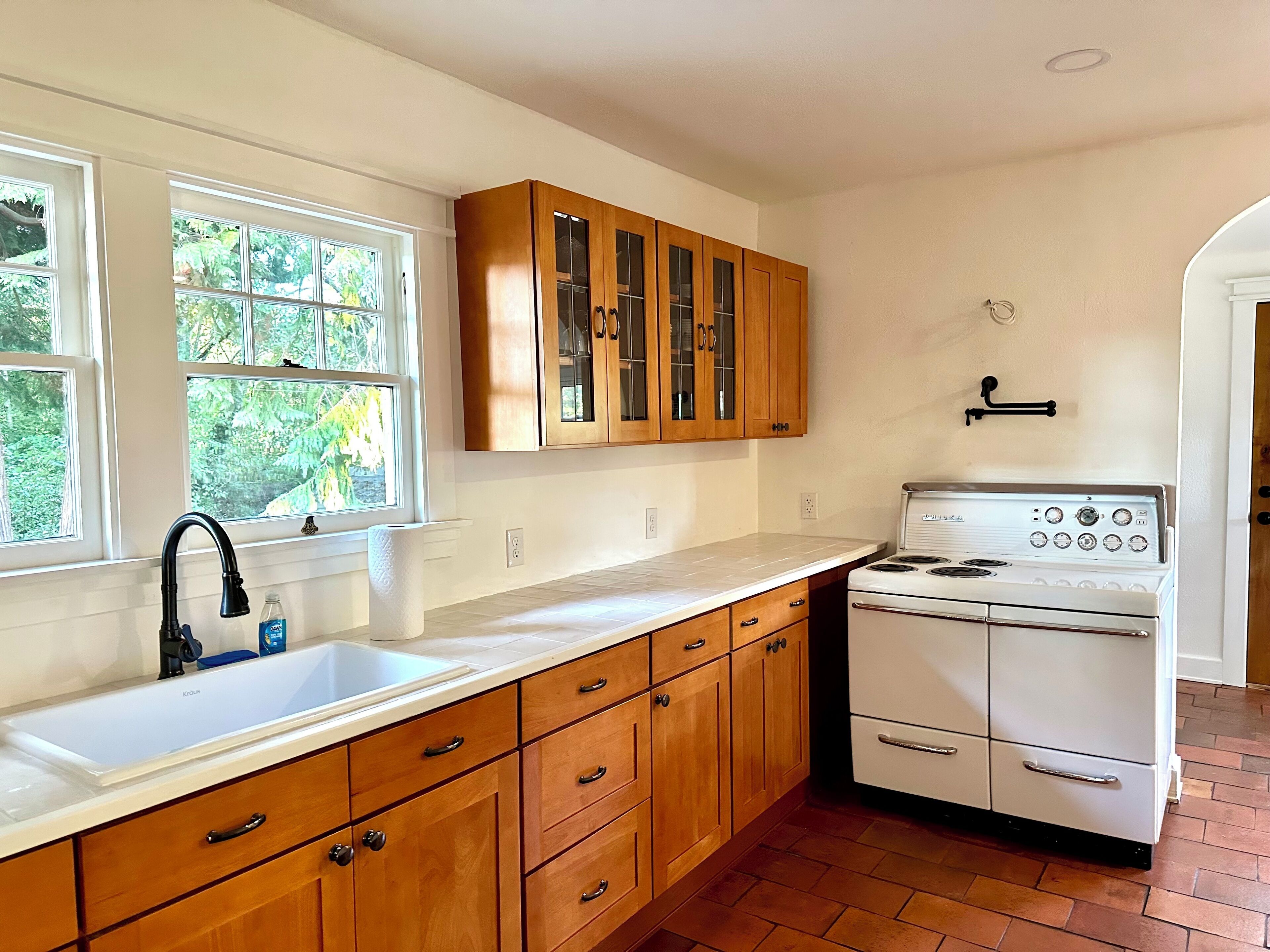 Microwave, oven, stovetop