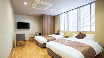 Quarto duplo luxo | Quartos à prova de som, Wi-Fi de cortesia