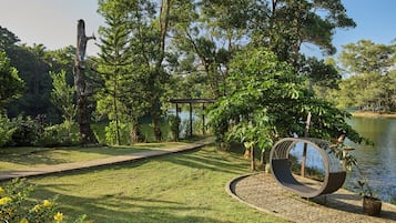 Outdoor wedding area