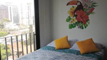 1 chambre, fer et planche Ă repasser, Wi-Fi, draps fournis