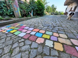 Property grounds - At the Kapferhof 1x 125 sqm loft with beds and extra 1x bedroom large and bright (Hauzenberg)