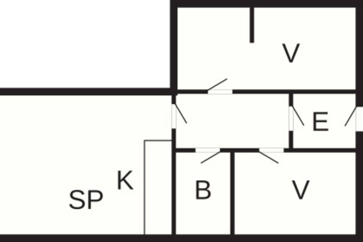 經典公寓, 4 間臥室 | 平面圖