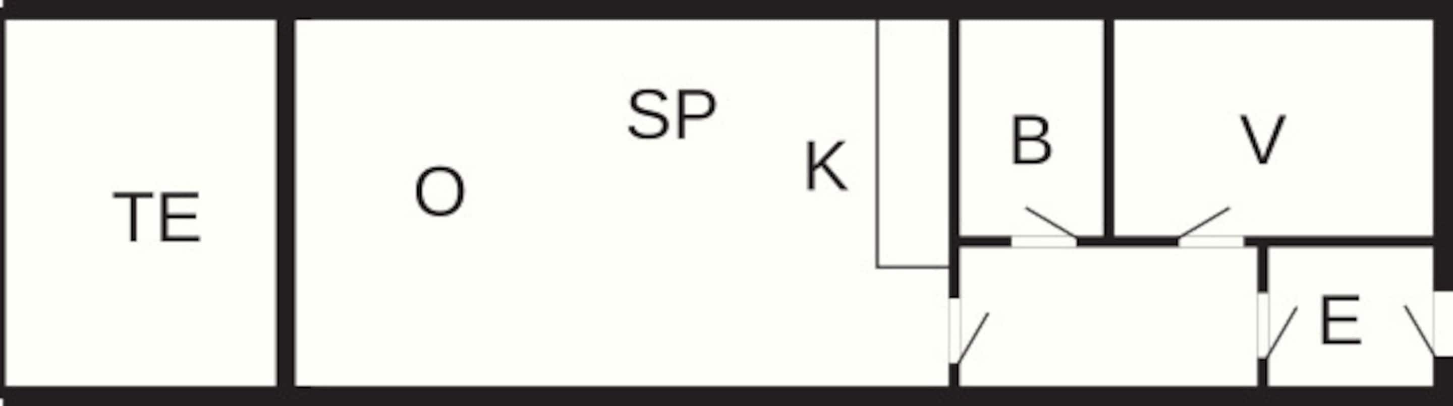 Leilighet – comfort, 2 soverom | Planløsning