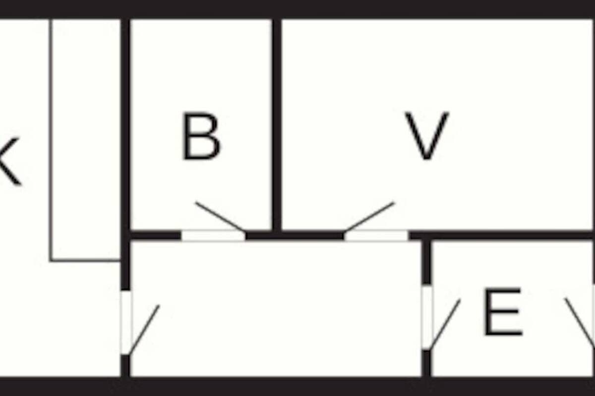 舒適公寓, 2 間臥室 | 平面圖