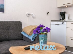 Elite Apartment, 2 Bedrooms | Interior - Apartment With Terrace in a Holiday Park (Fano)