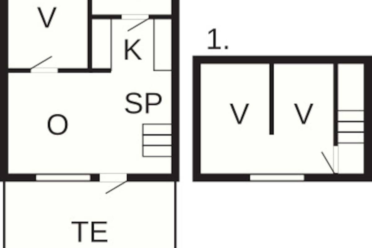 Comfort-hus - 2 soveværelser | Plantegning