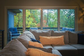 Televisión, chimenea