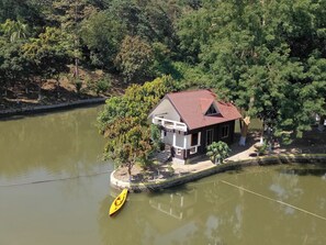 Majoituspaikan julkisivu