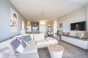 Apartment | Living room - 4 Person Apartment With sea View (De Koog)