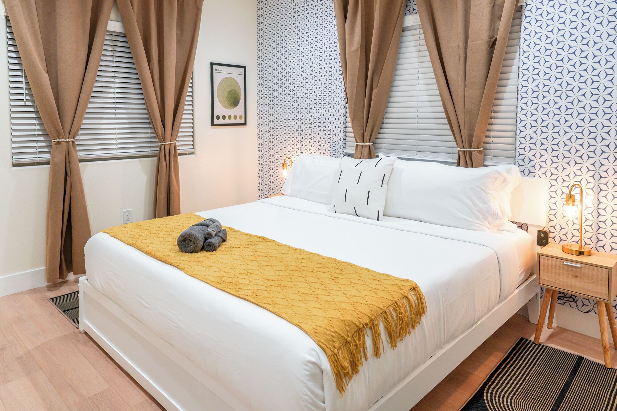 3 bedrooms, iron/ironing board, travel crib, WiFi