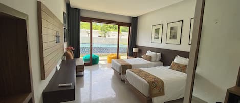 Deluxe Room, Non Smoking, Pool View | Free WiFi