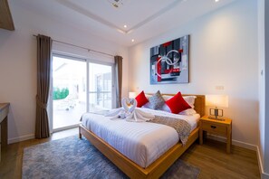 Villa, 3 Schlafzimmer, eigener Pool, Poolblick