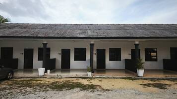 Voorkant van accommodatie