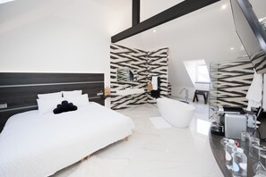 Luxury Double Room, 1 King Bed, Pets allowed - Les Chambres d'à Côté - Le Saisonnier (Roye)