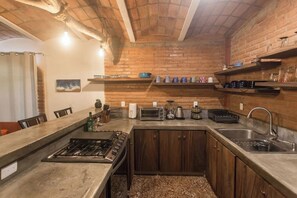Private kitchen - Casa Tecolote Heated Salt Pool Ocean Views (Sayulita)