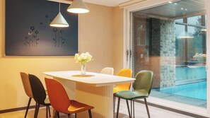 Basic Room, 2 Bedrooms (Room 101) | 1 bedroom, free WiFi - Gyeongju Sky Flower Astro Pool Villa (Gyeongju)
