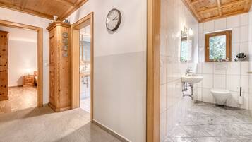 Dusche, Haartrockner, HandtĂŒcher