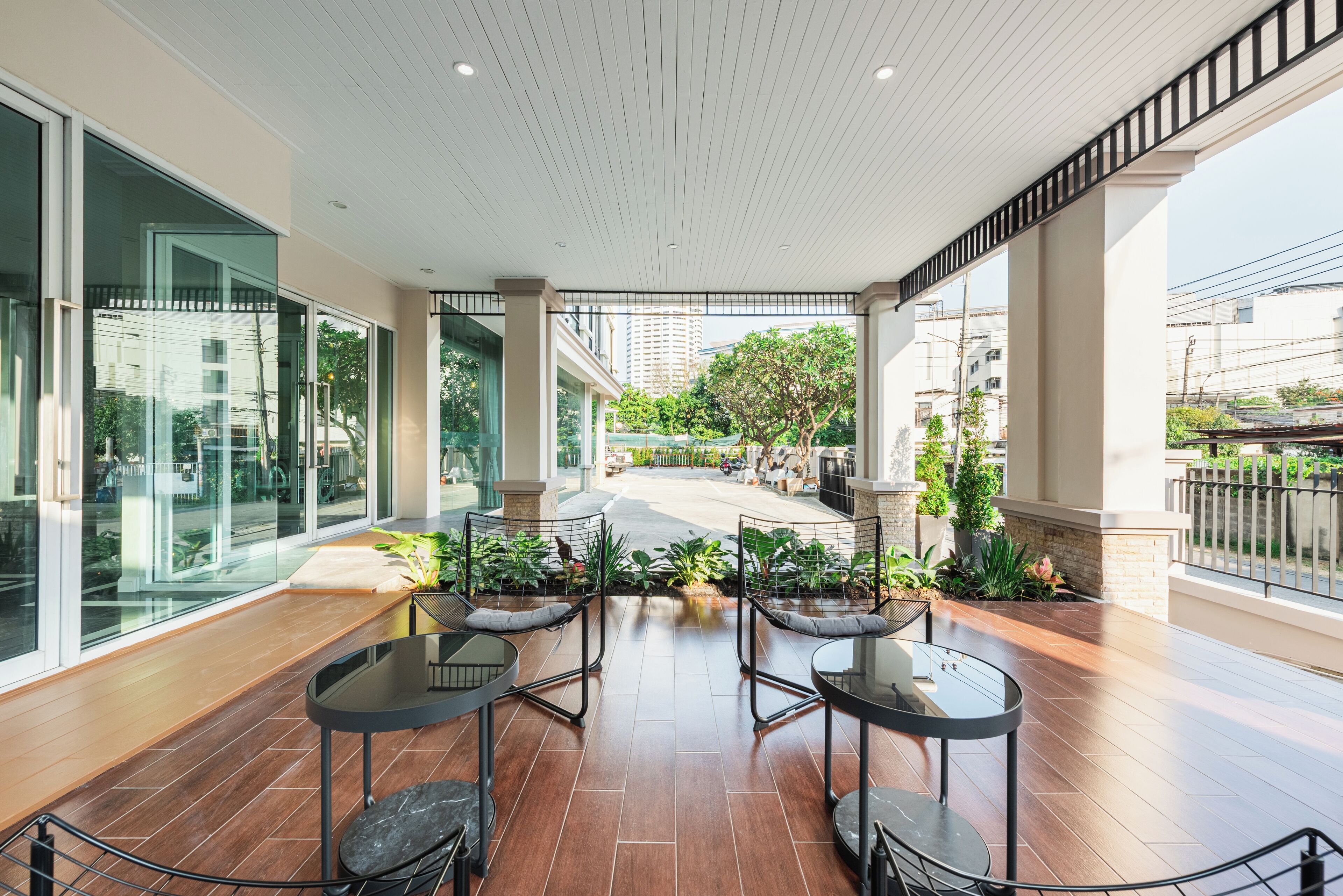 Sala de estar en el lobby