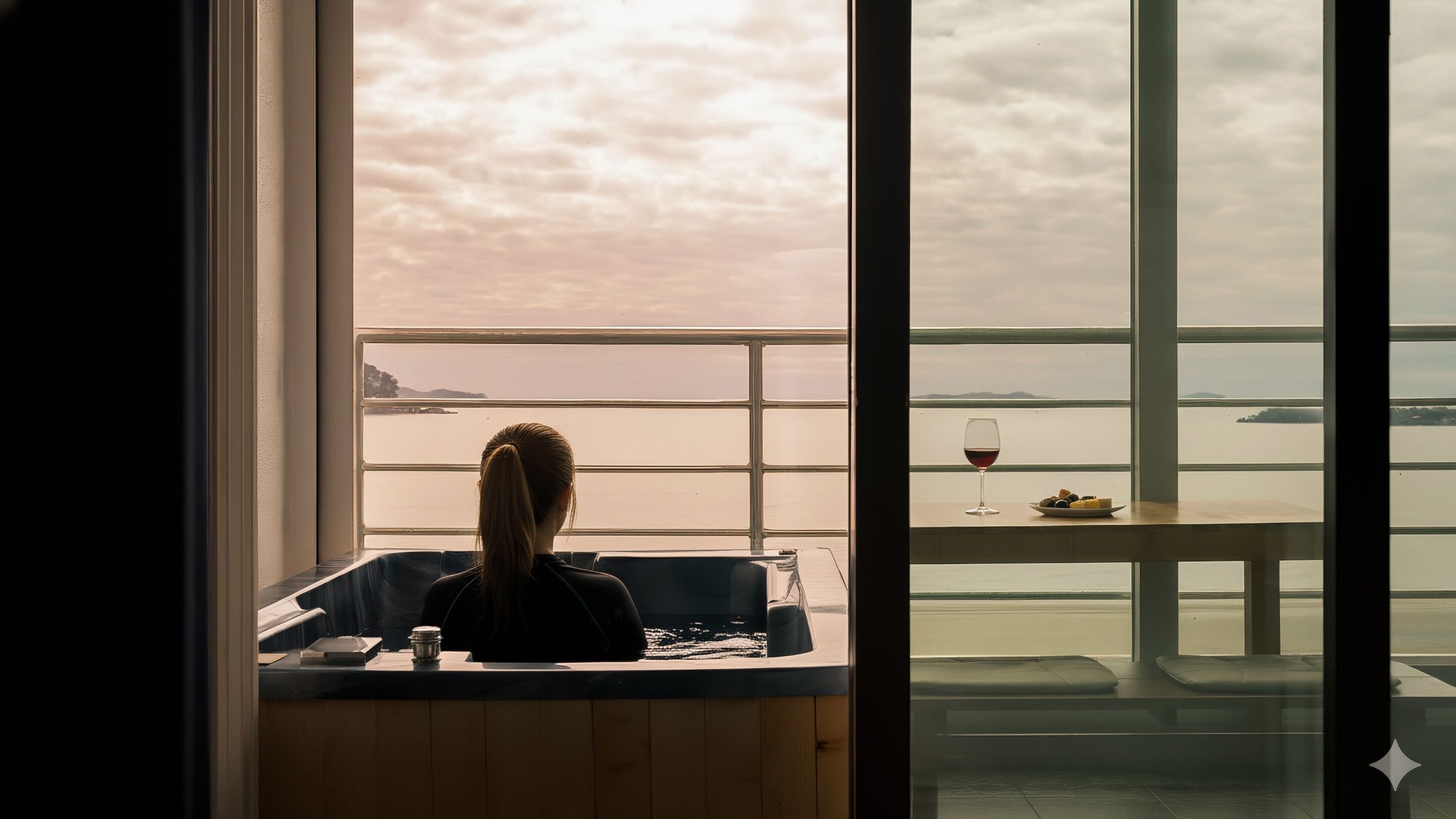 Basic-værelse - 1 soveværelse (Room 201 (Ocean View / Spa)) | 1 soveværelse, gratis Wi-Fi