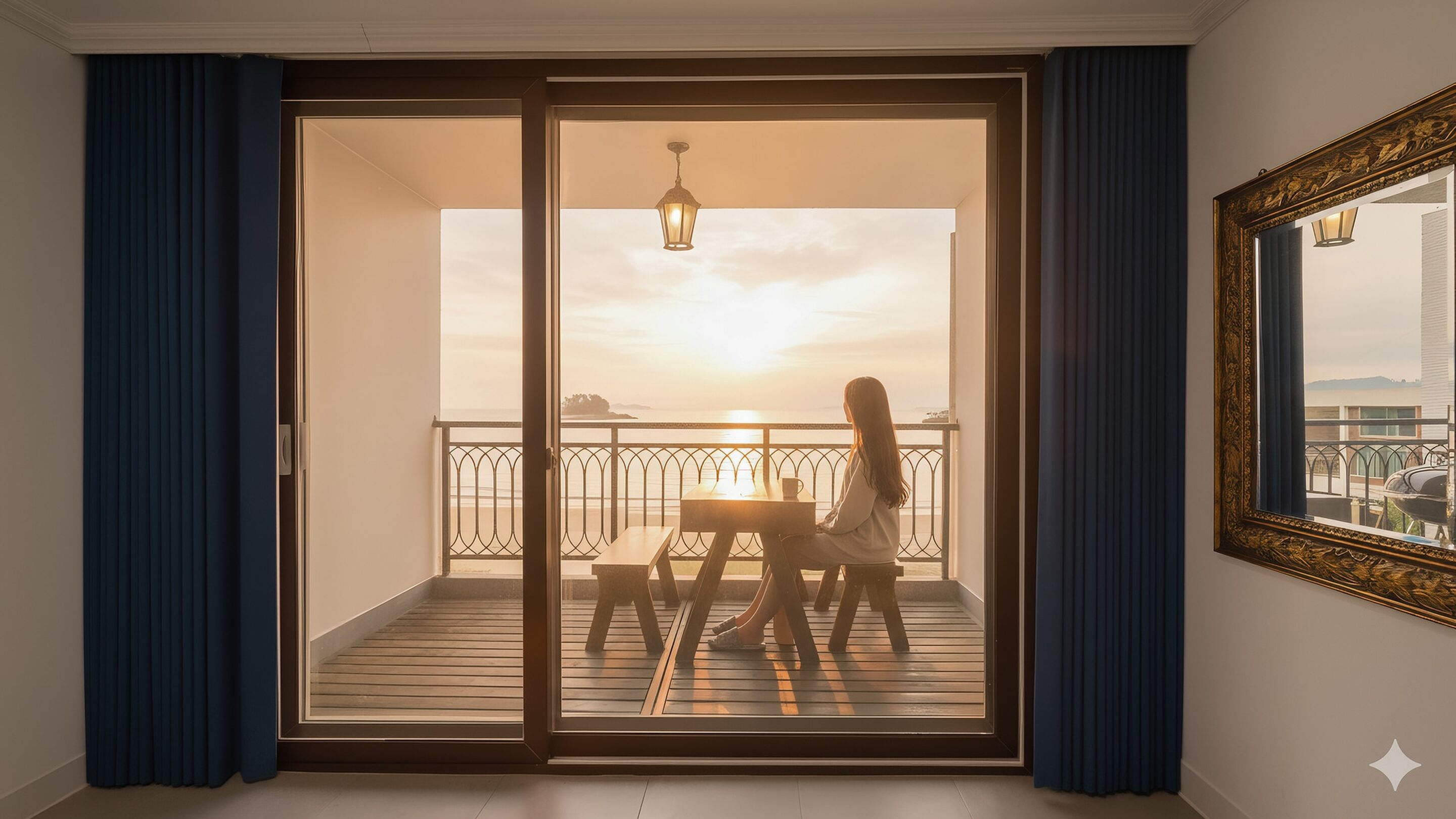 Basic-værelse - 2 soveværelser (Room 304 (Two-Room / Ocean View)) | 1 soveværelse, gratis Wi-Fi