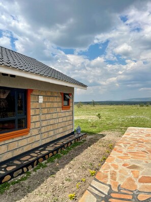 숙박 시설에서 보는 주변 전망