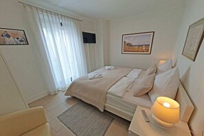 2 bedrooms, free WiFi, bed sheets - One-bedroom apartment (Sassnitz)
