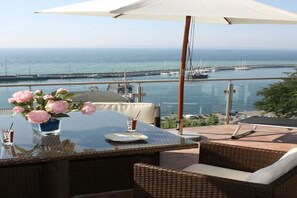 Outdoor dining - One-bedroom apartment (Sassnitz auf Rügen)