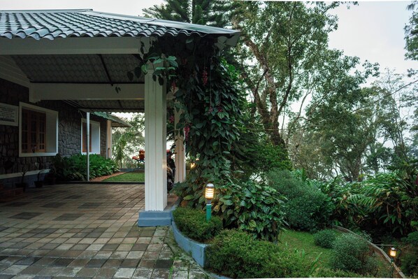 A szálláshely homlokzata