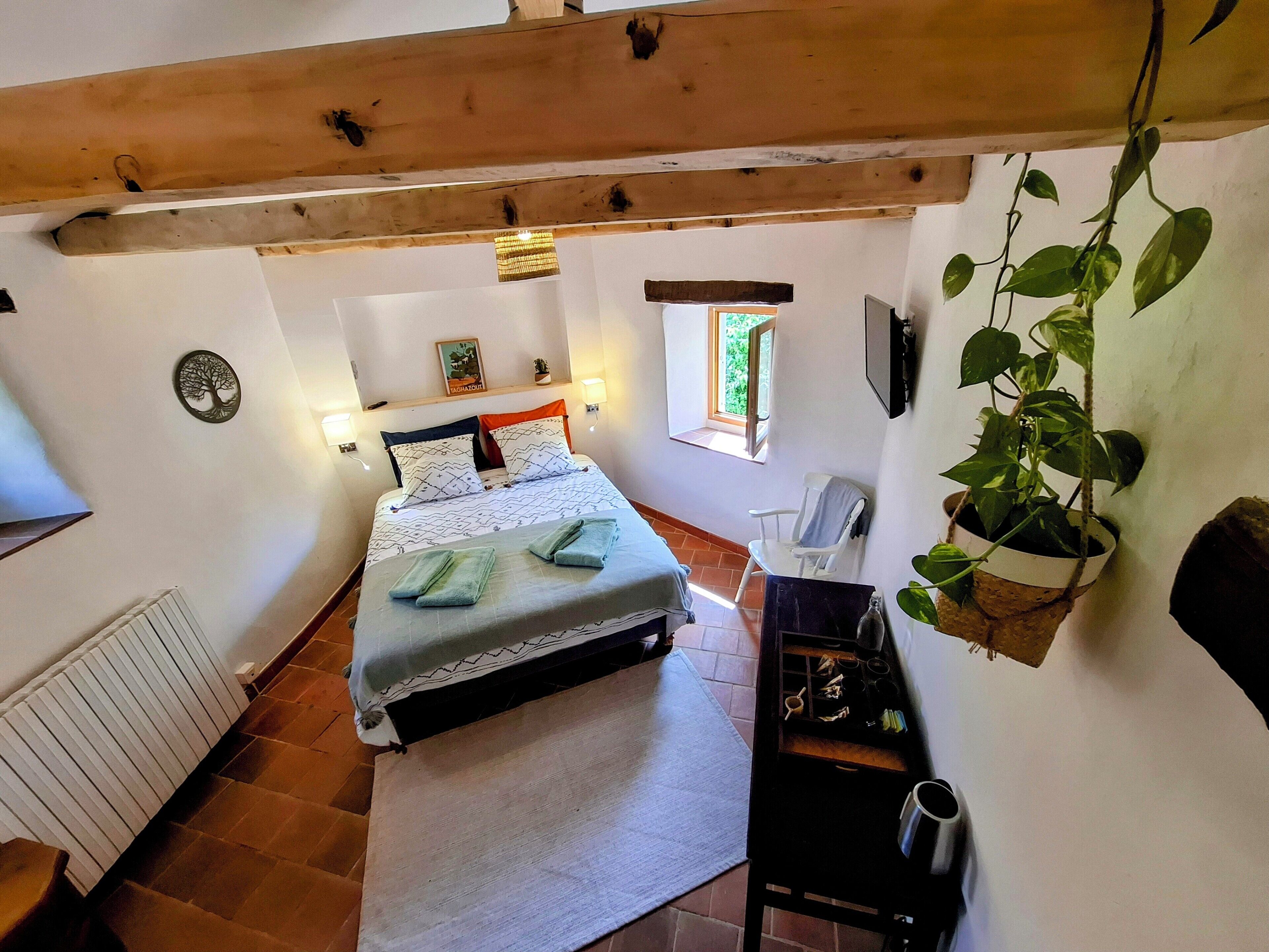 Comfort Double Room, Garden View | Premium bedding, memory-foam beds, iron/ironing board, travel cot