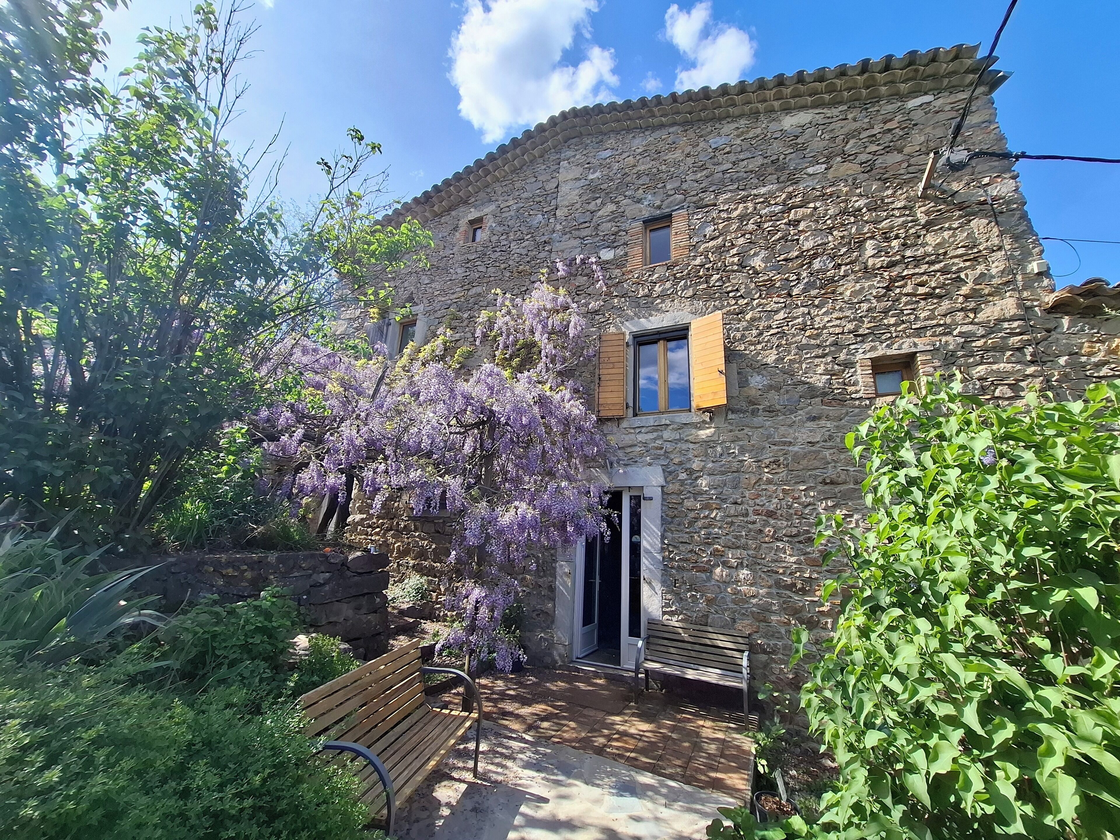 Façade de l’hébergement