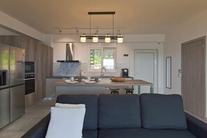 Flat-screen TV, fireplace - Villa Fortuna with Private Pool (Apokoronas)