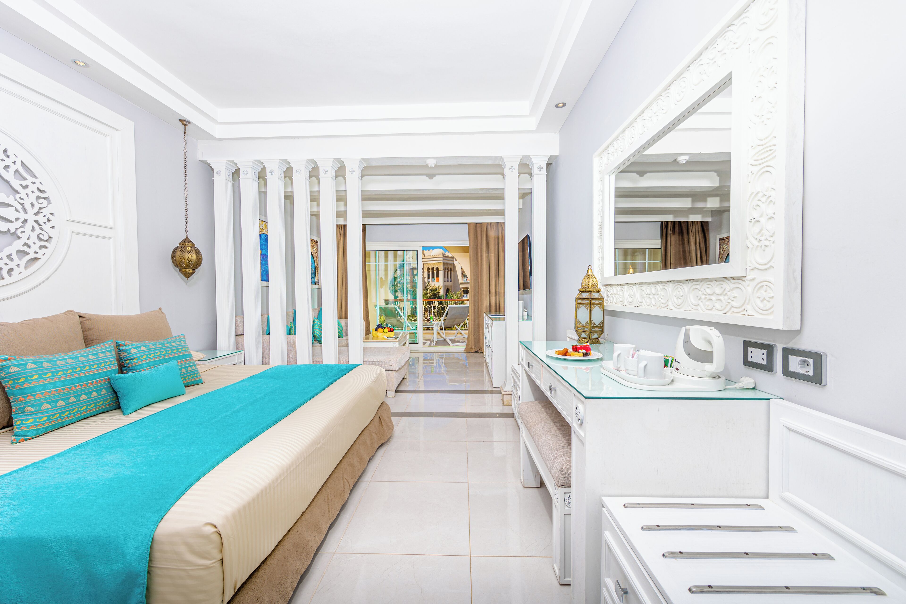 Junior Suite, Partial Sea View | In-room safe, individually decorated, individually furnished