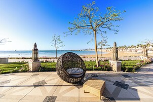 Private beach