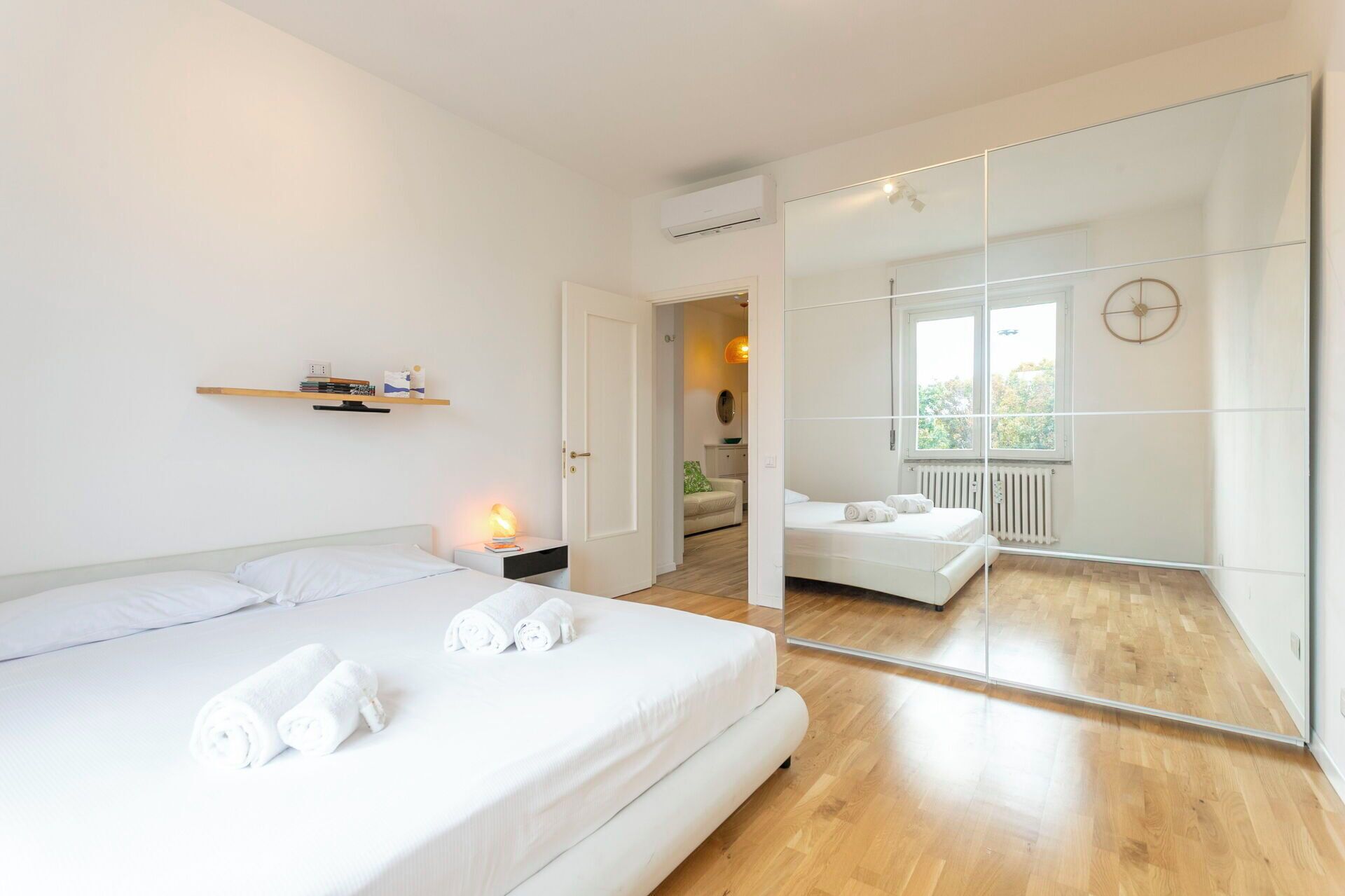 1 bedroom, iron/ironing board, travel crib, free WiFi