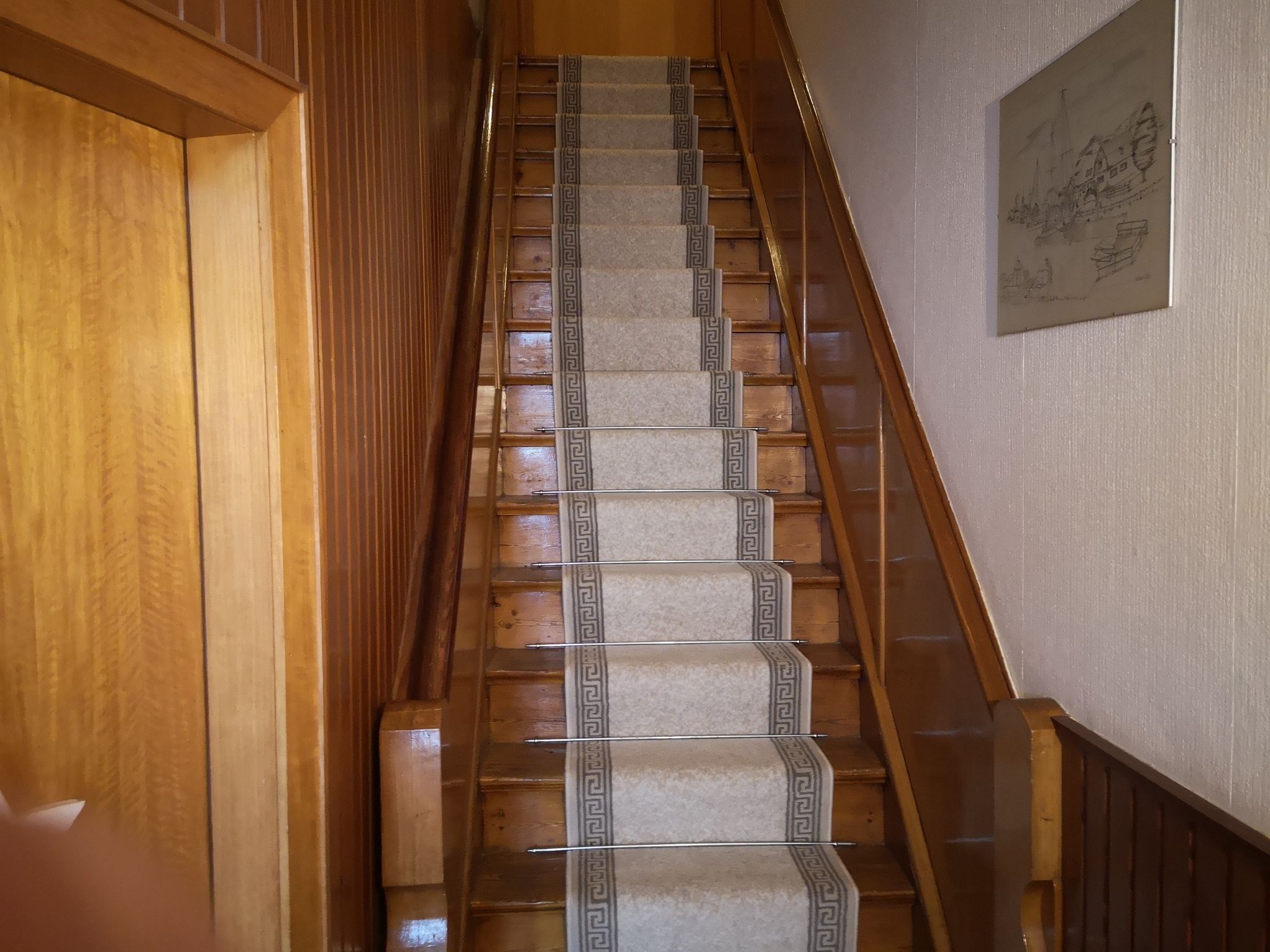 Treppe zum Obergeschoß
